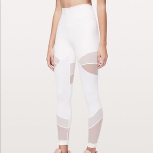 White Lululemon leggings size 0